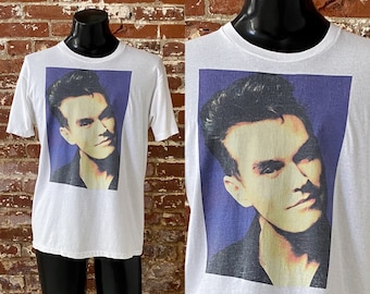 Morrissey T-shirt, 1991 Tour T-shirt, Smiths Vintage Rare White