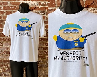 1997 South Park White Graphic T-shirt. Size XL Vintage Comedy