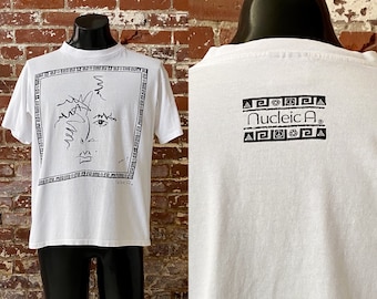 THE X FILES Tシャツ Backstage Pass 90s 90s X Files TV Promo T-shirt. Vintage 1995 Mulder and Scully