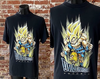 Rare Vintage 1990s Dragon Ball Formula 1 Marlboro T-shirt