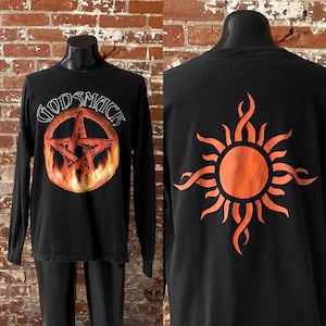 Vintage 90s GODSMACK 1999 Tour Concert Long Sleeve T Shirt