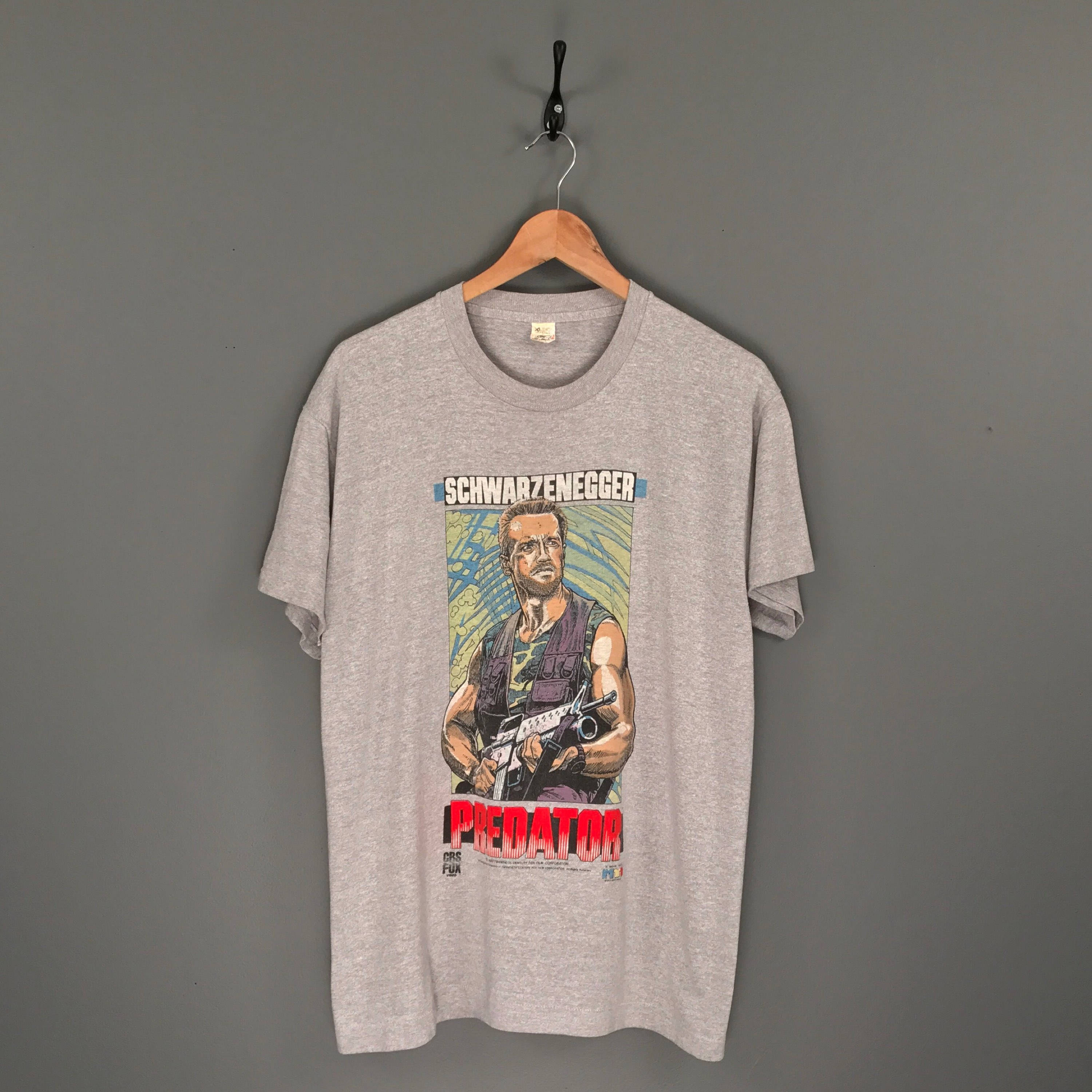 80 s prédateur du film Promo T-Shirt. Incroyable Vintage 1987 Twentieth Century Fox Film Movie Tee Schwarzenegger collection PREDATOR T-Shirt. 80 s T-Shirt. prédateur du film Promo T-Shirt. s Incroyable Vintage 1987 Twentieth Century Fox Film Movie Tee Schwarzenegger collection PREDATOR T-Shirt. cdbaa2