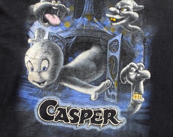 90s Casper Cartoon Movie Promo T-shirt. Vintage 1995 Casper - Etsy 90s Casper Cartoon Movie Promo T-shirt. Vintage 1995 Casper - Etsy