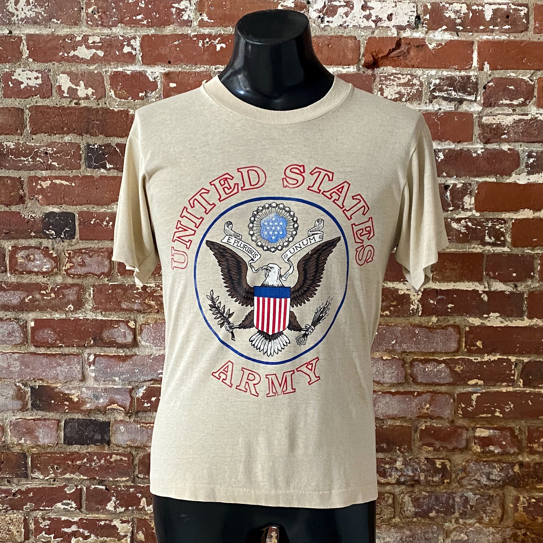 その他 1PIU1UGUALE3 VINTAGE LOGO ARMY T-SHIRT s-l1200.jpg