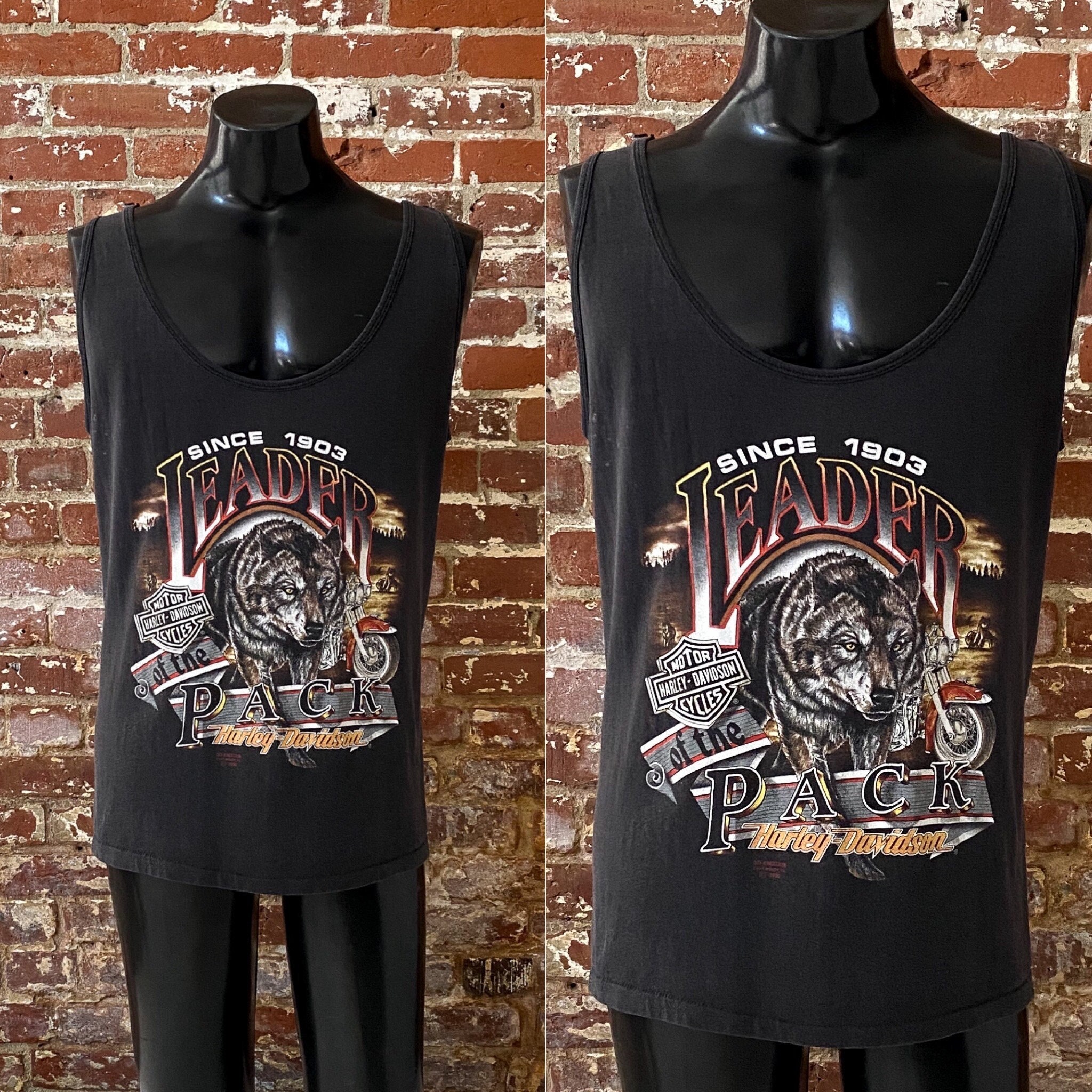 【マストバイ】90s Harley Davidson タンクトップ L 90's ハーレーダビッドソン×ジェームズ ディーン タンクトップ