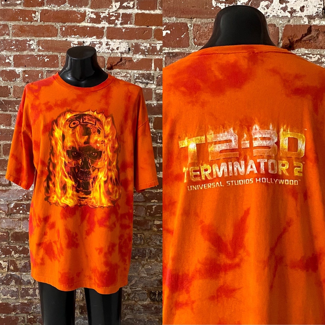 ターミネーター2 3D 90s tシャツ movie Terminator 2 Vintage 90s Universal Studios Terminator 2 3-D Battle Across