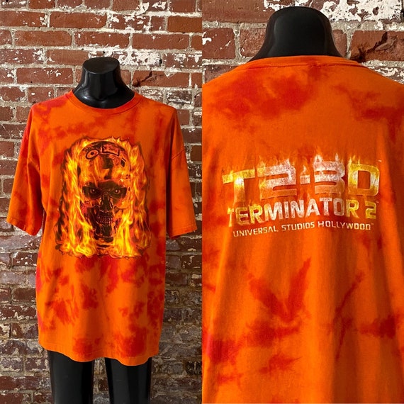 ターミネーター2 3D 90s tシャツ movie Terminator 2 Vintage 90s Universal Studios Terminator 2 3-D Battle Across