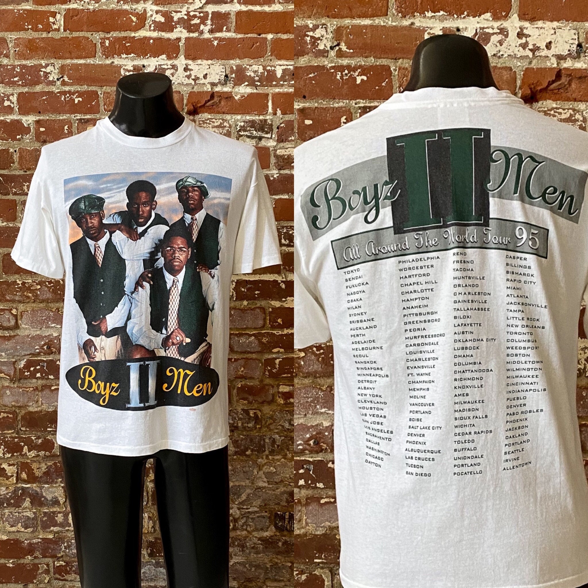 90s Boyz II Men All Around the World Tour T-shirt