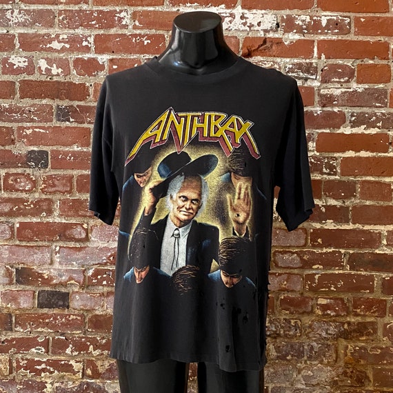 2000 Anthrax Bee Line Across America Tour T-shirt. Vintage 00s