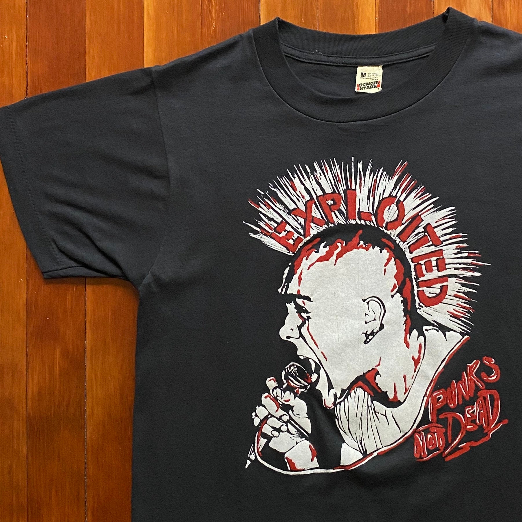 dramatiker Skyldfølelse Halvkreds 80s the Exploited Punks Not Dead T-shirt. Vintage 1980s the - Etsy