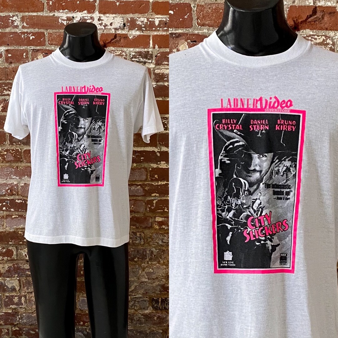 90s City Slickers Ladner Video Superstore Movie Rental Promo T