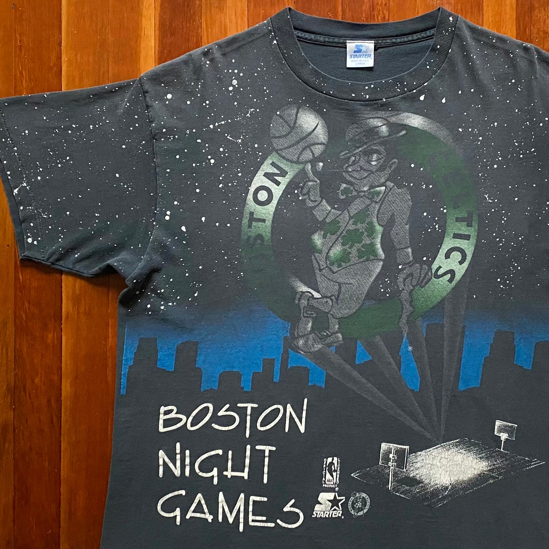 Boston Celtics Jersey T Shirt Boy Large Youth Vintage 90s NBA Basketball  Starter