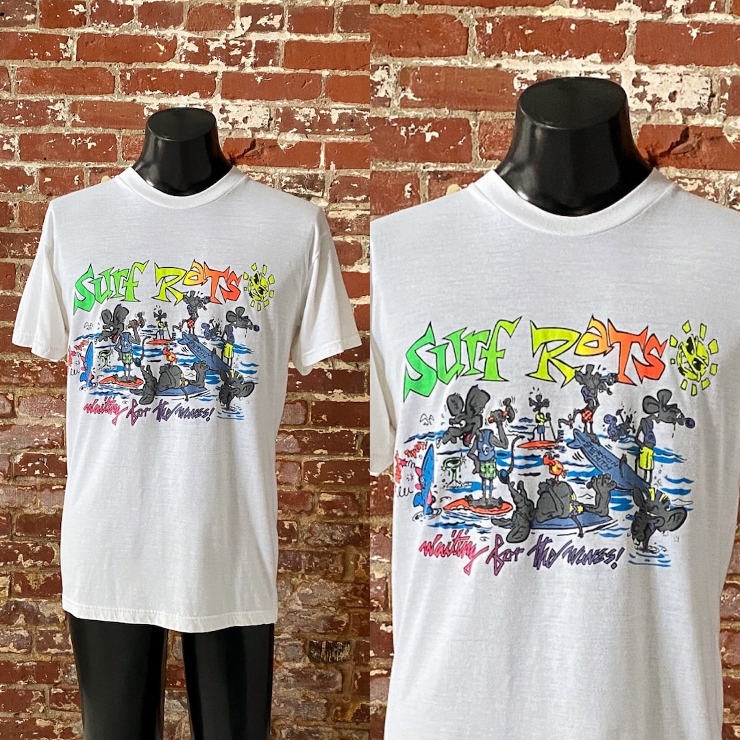 90s Surf Rats Waiting for the Waves Tee. 1990s Surf Rats Gordon & Smith
