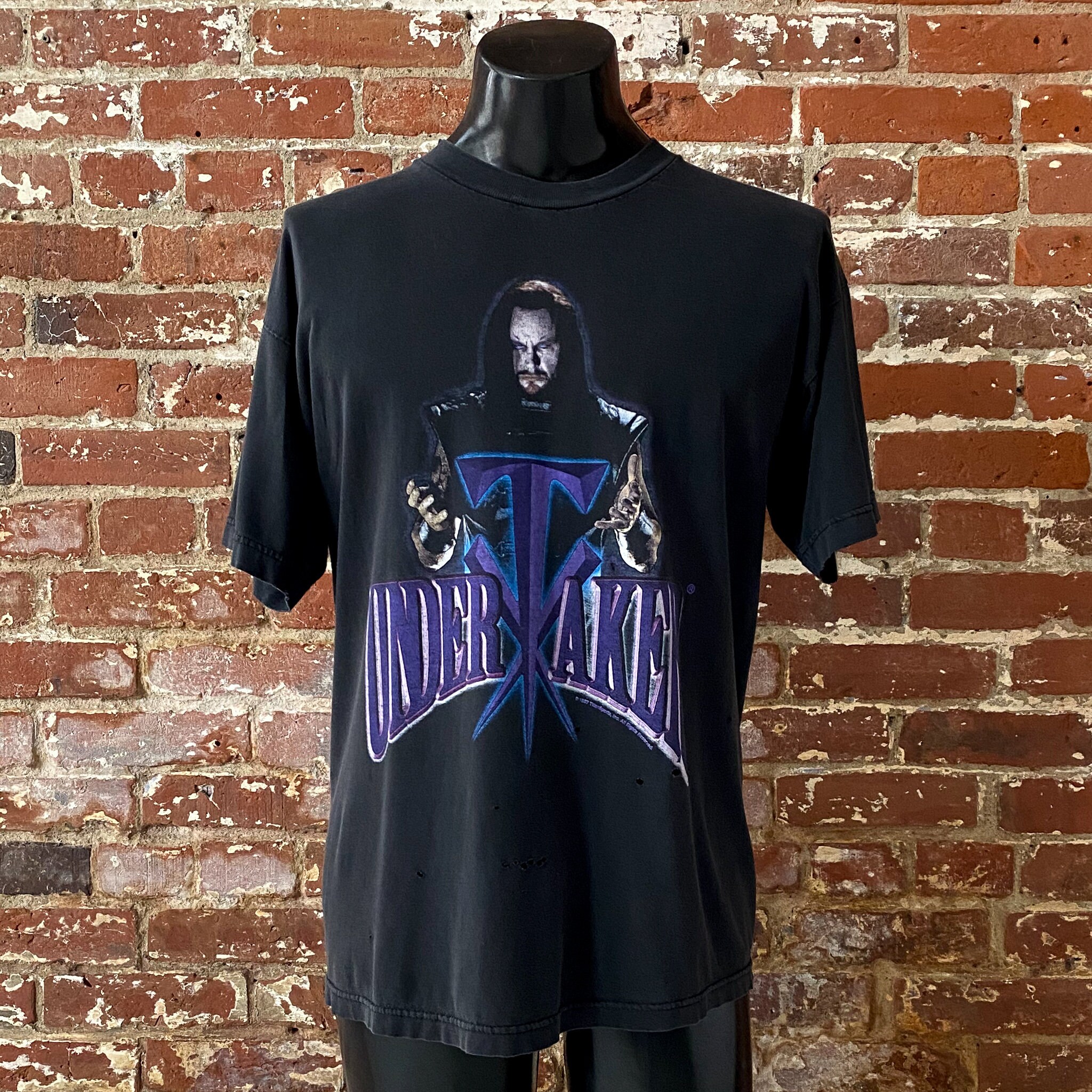 トップス 90s under teker vintage t-shirt Rare 90s WWF Vintage Undertaker T Shirt XL | eBay
