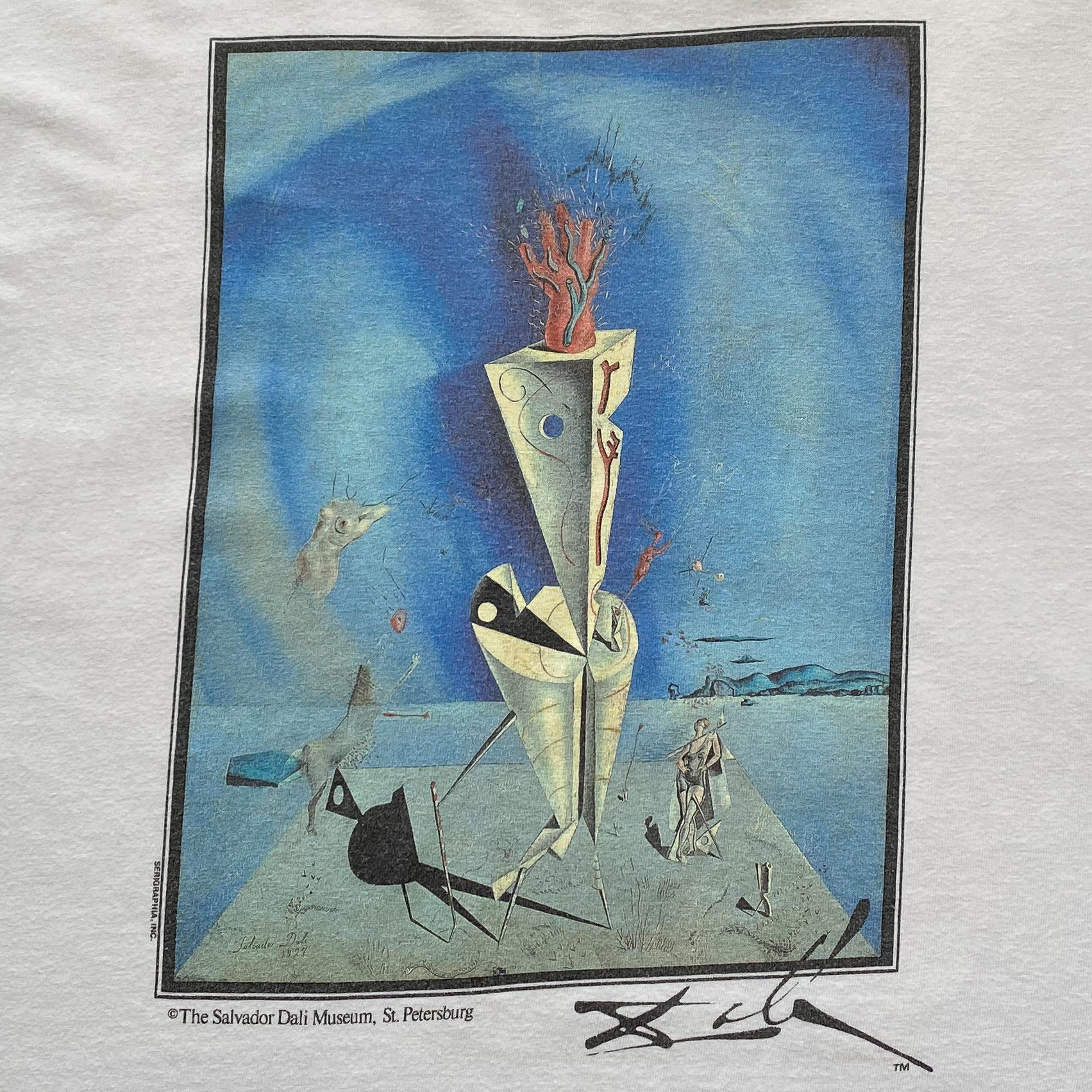 トップス 90s Salvador Dali Museum T shirt XL Vintage The Salvador Dali Museum T Shirt (Size XL) — RootsBK
