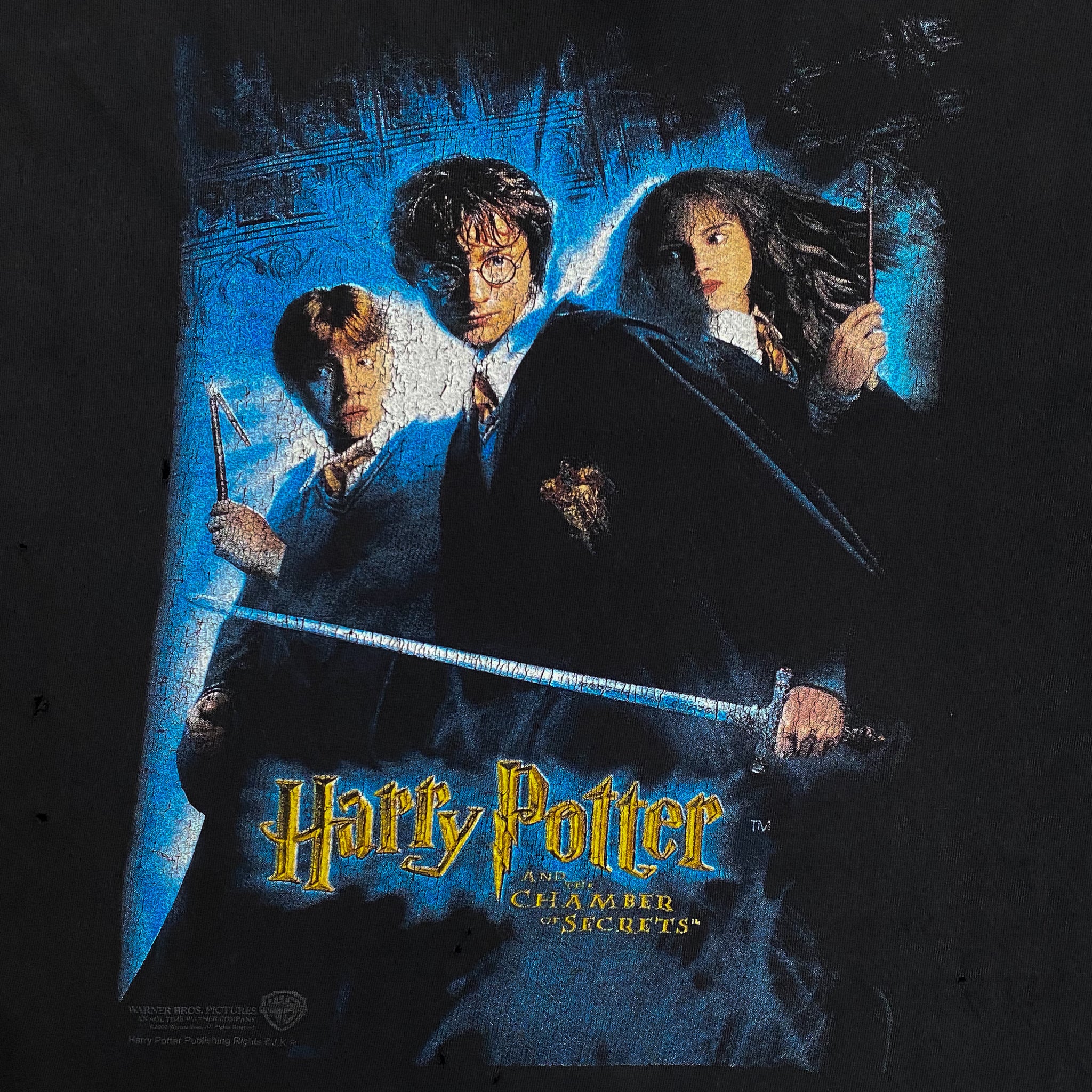 00s Harry Potter and the Chamber of Secrets Movie Promo T-shirt 