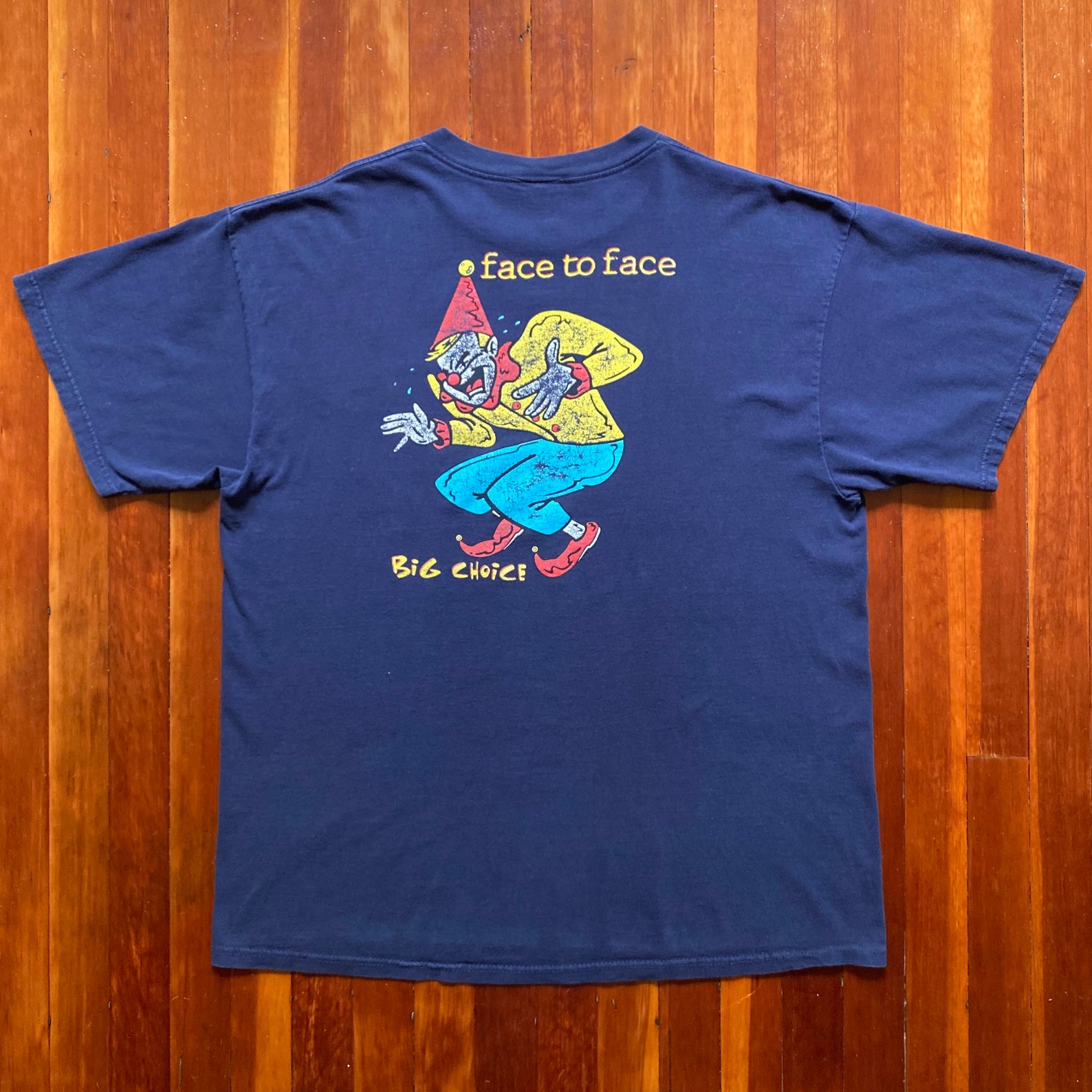 90s Face to Face Big Choice Promo Tshirt. Vintage 1990s Face Etsy
