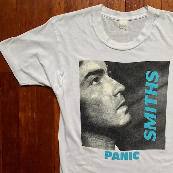 80s Smiths Panic Promo T-Shirt. Vintage 1988 Crunc