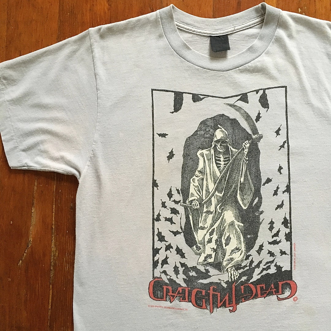 Buy 80s Grateful Dead Grim Reaper Bats T-shirt. Vintage Jackson ...
