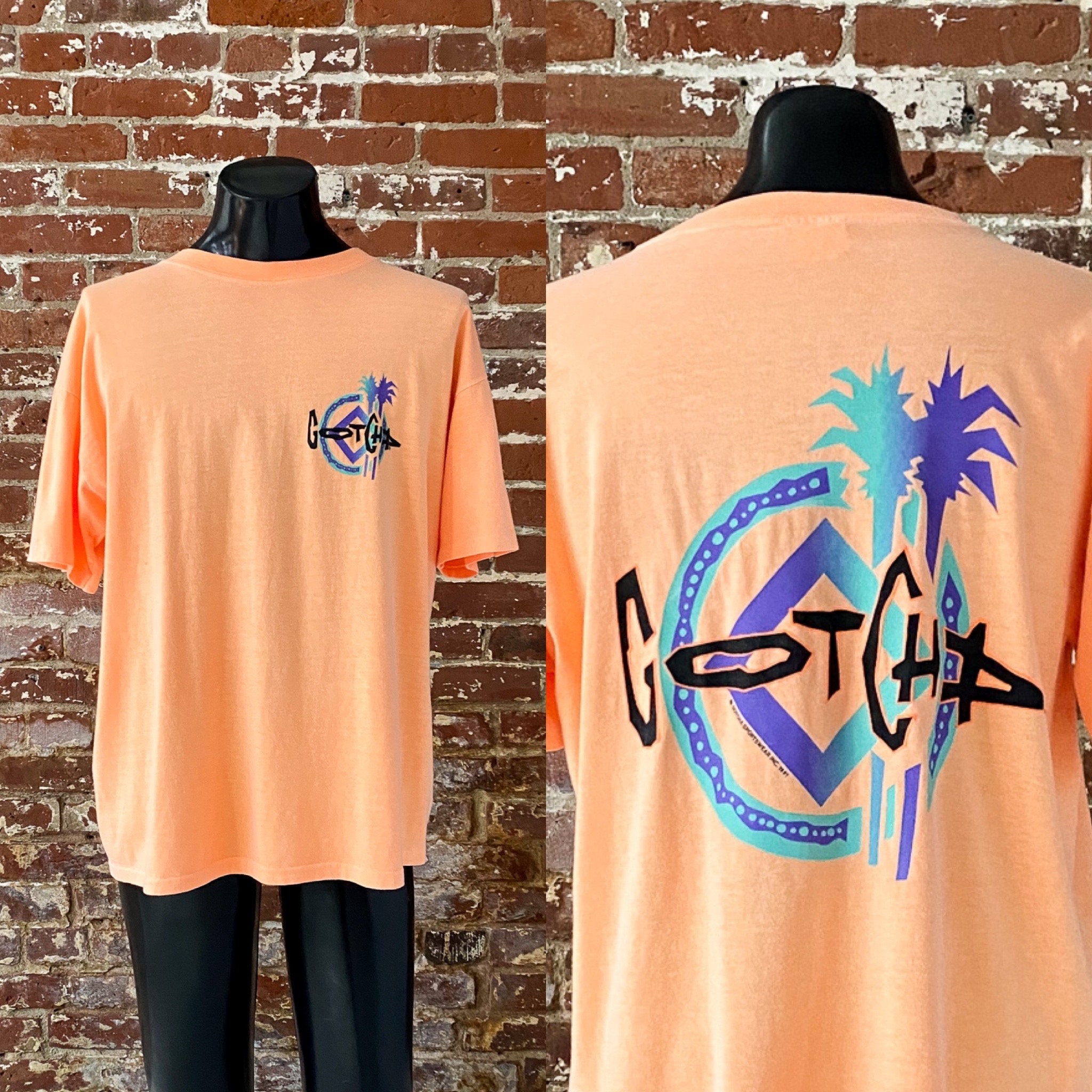 90s GOTCHA グラフィックTシャツ ヴィンテージ オールドサーフ 90s GOTCHA グラフィックTシャツ ヴィンテージ オールドサーフ