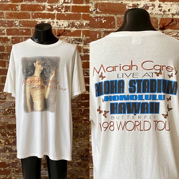 90s MARIAH CAREY Butterfly Tour T-Shirt