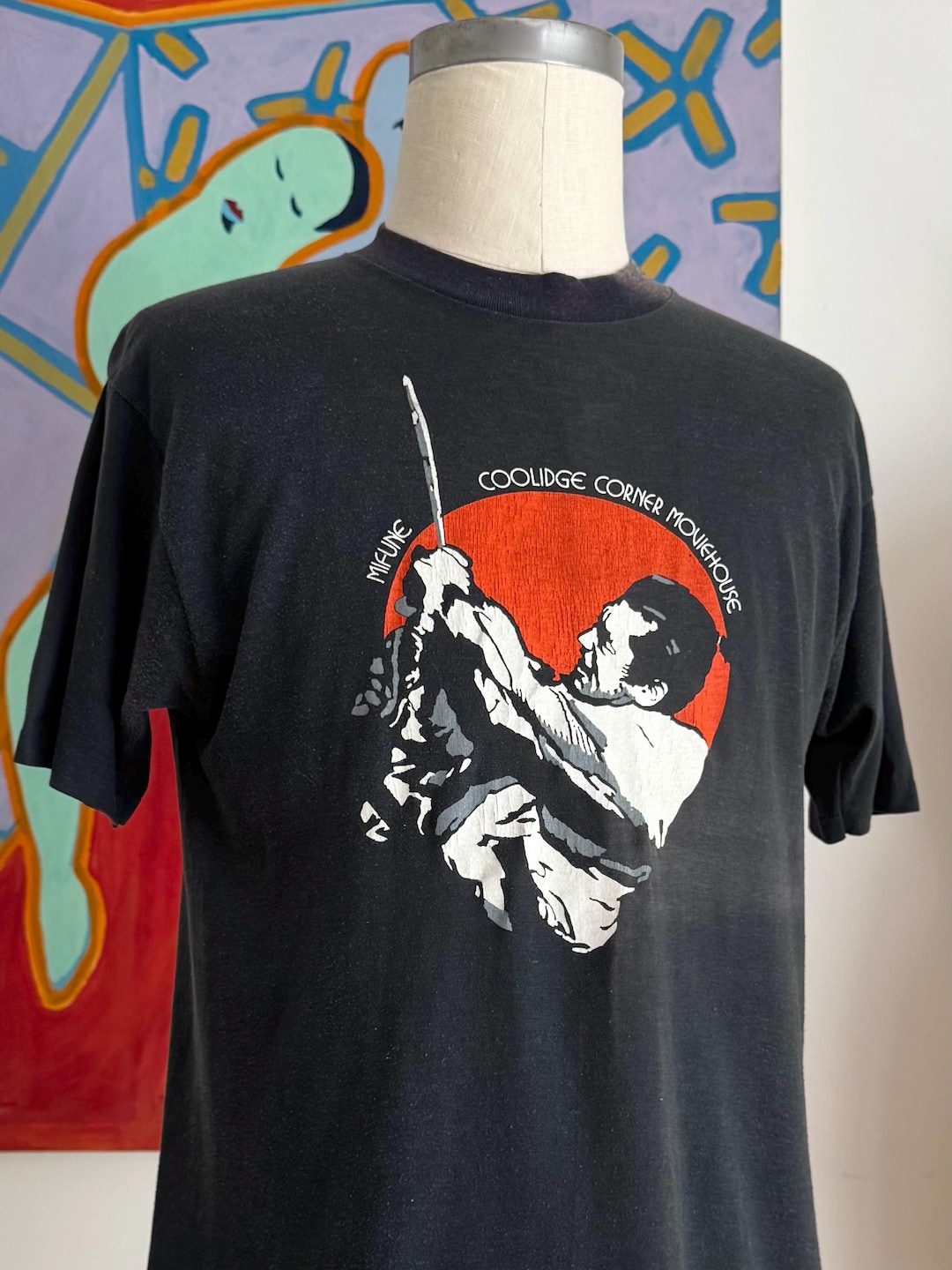 80s 呪われた墓 vintage movie T-shirt The Thing Vintage 80s Horror Movie Japanese T-Shirt