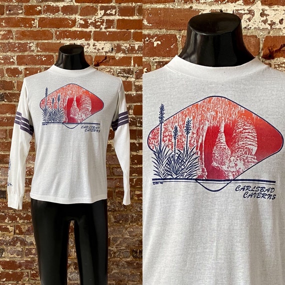80s Carlsbad Caverns Souvenir Long Sleeve Shirt. … - image 1