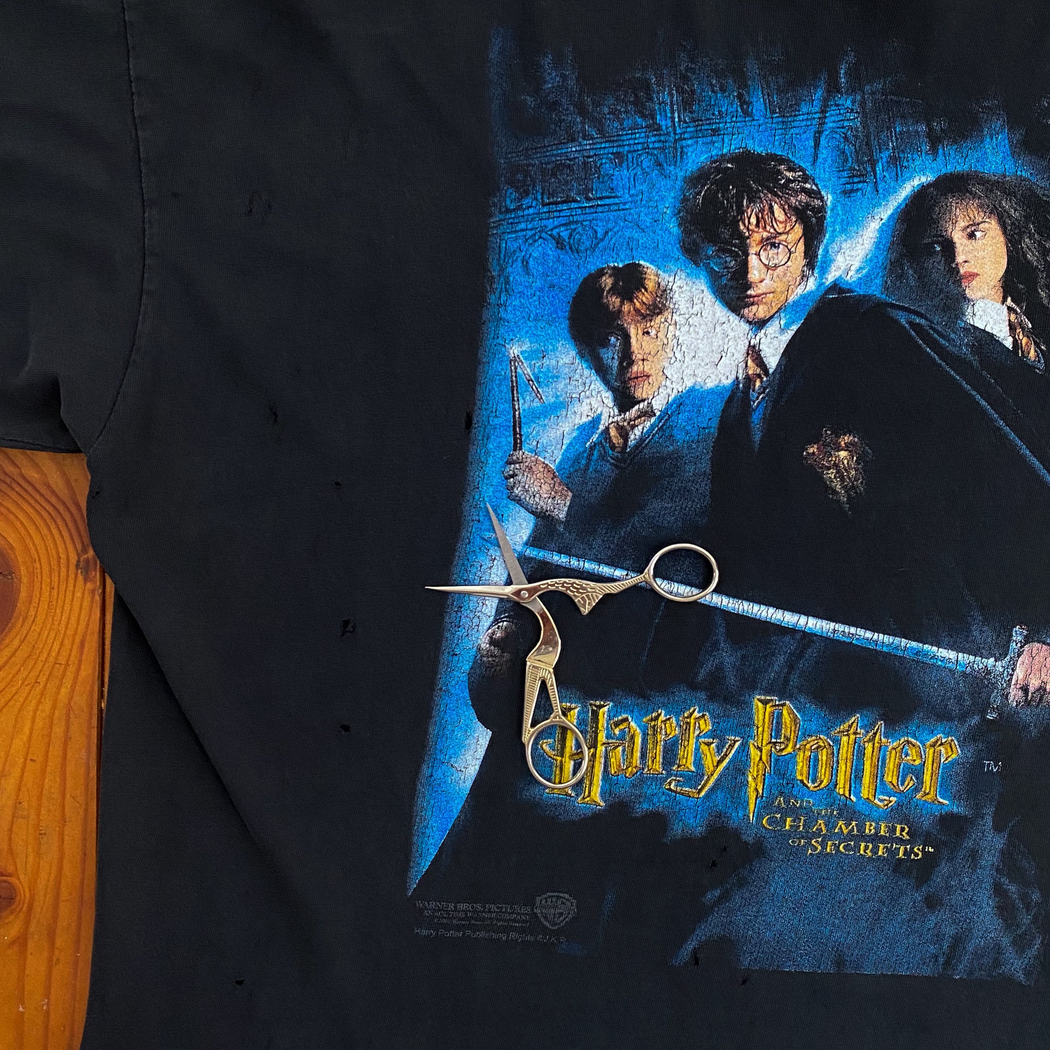 00s Harry Potter and the Chamber of Secrets Movie Promo T-shirt 