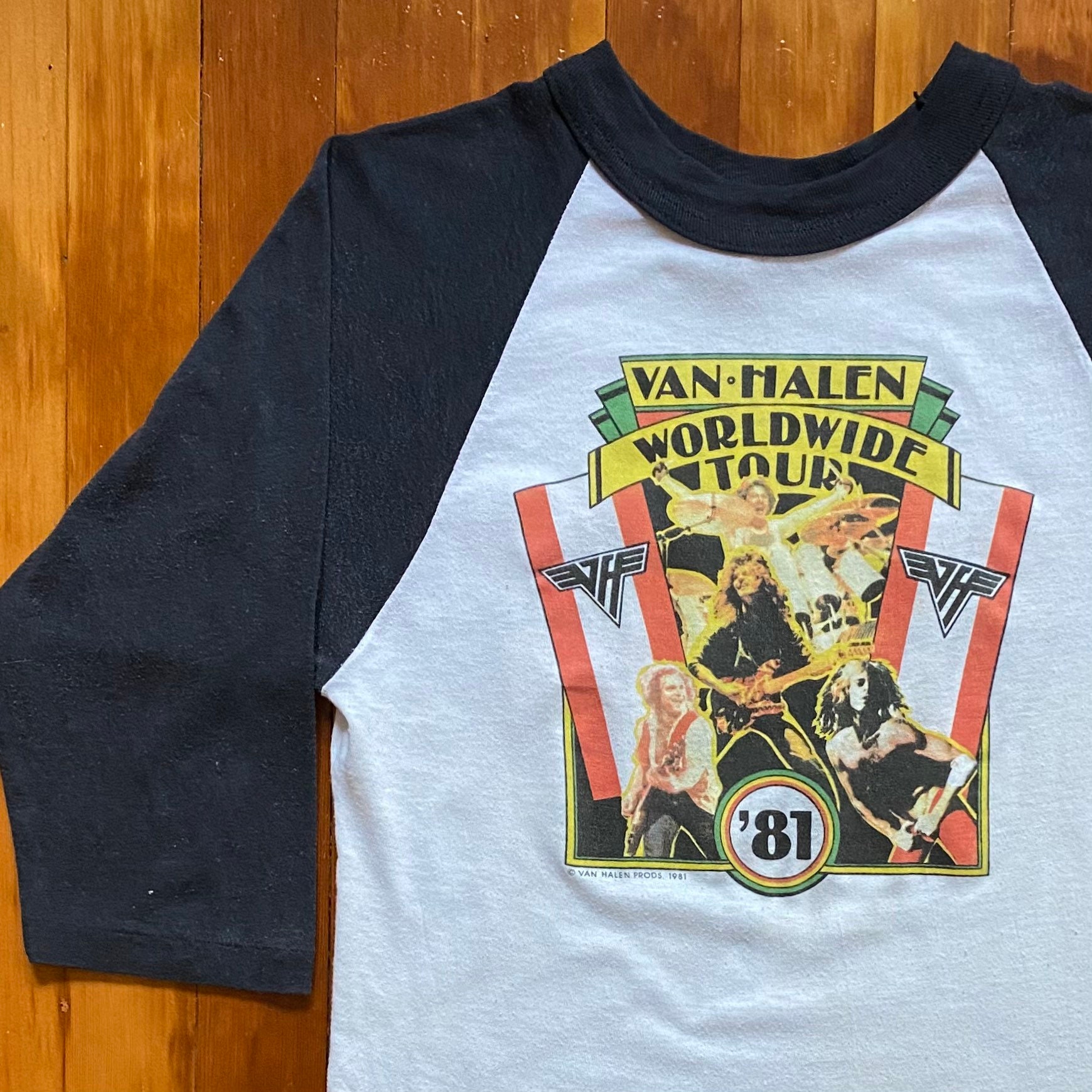 80s Van Halen Worldwide Tour T-shirt 