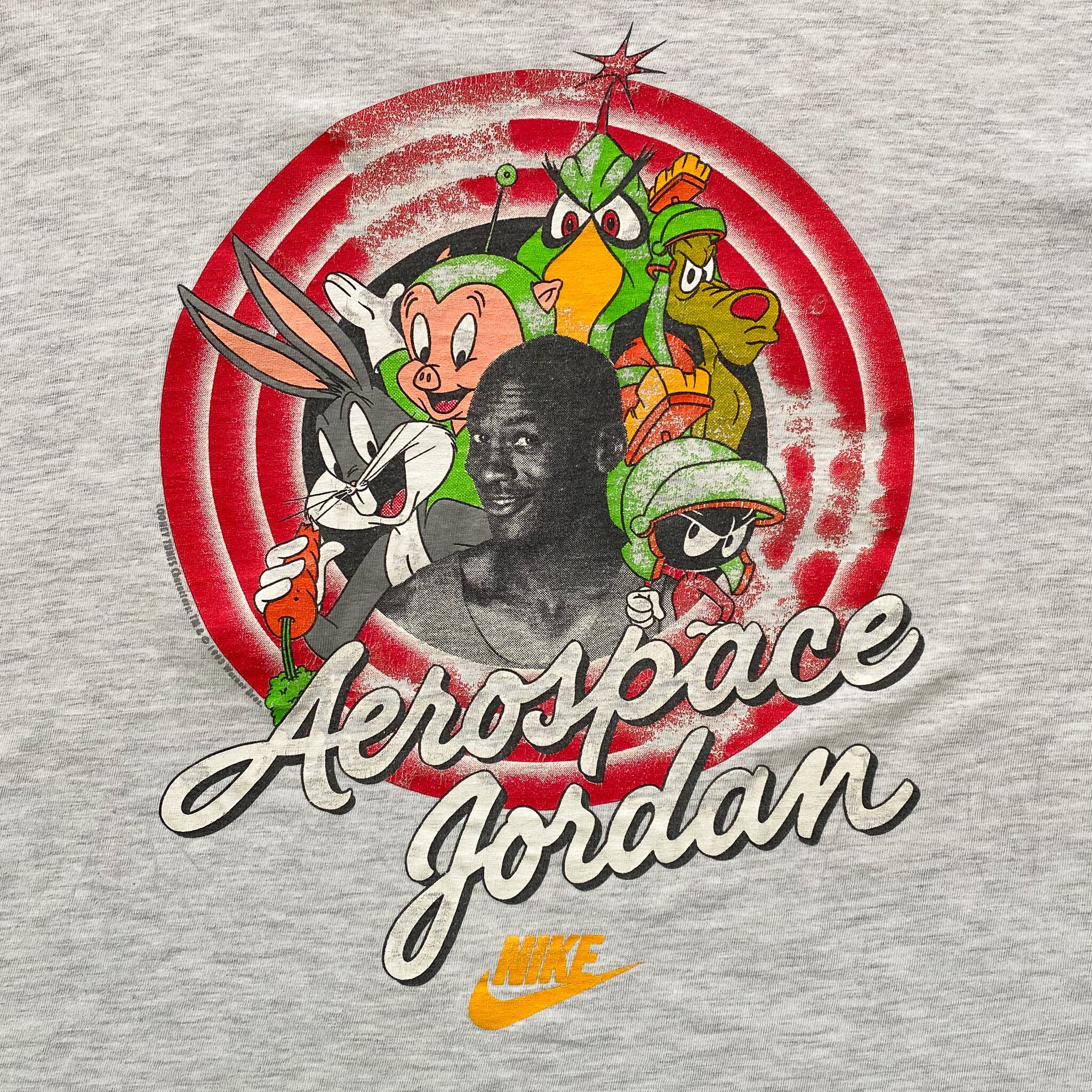 1993 Nike Aerospace Jordan Looney Tunes T-shirt. Vintage 90s
