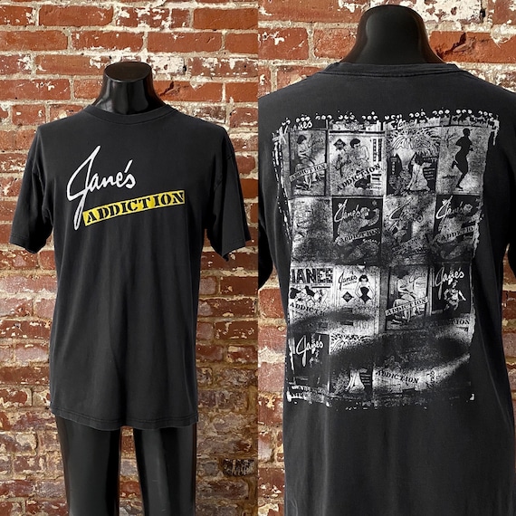 90s/y2k Jane's Addiction Double Sided Promo T-shirt. Vintage Late