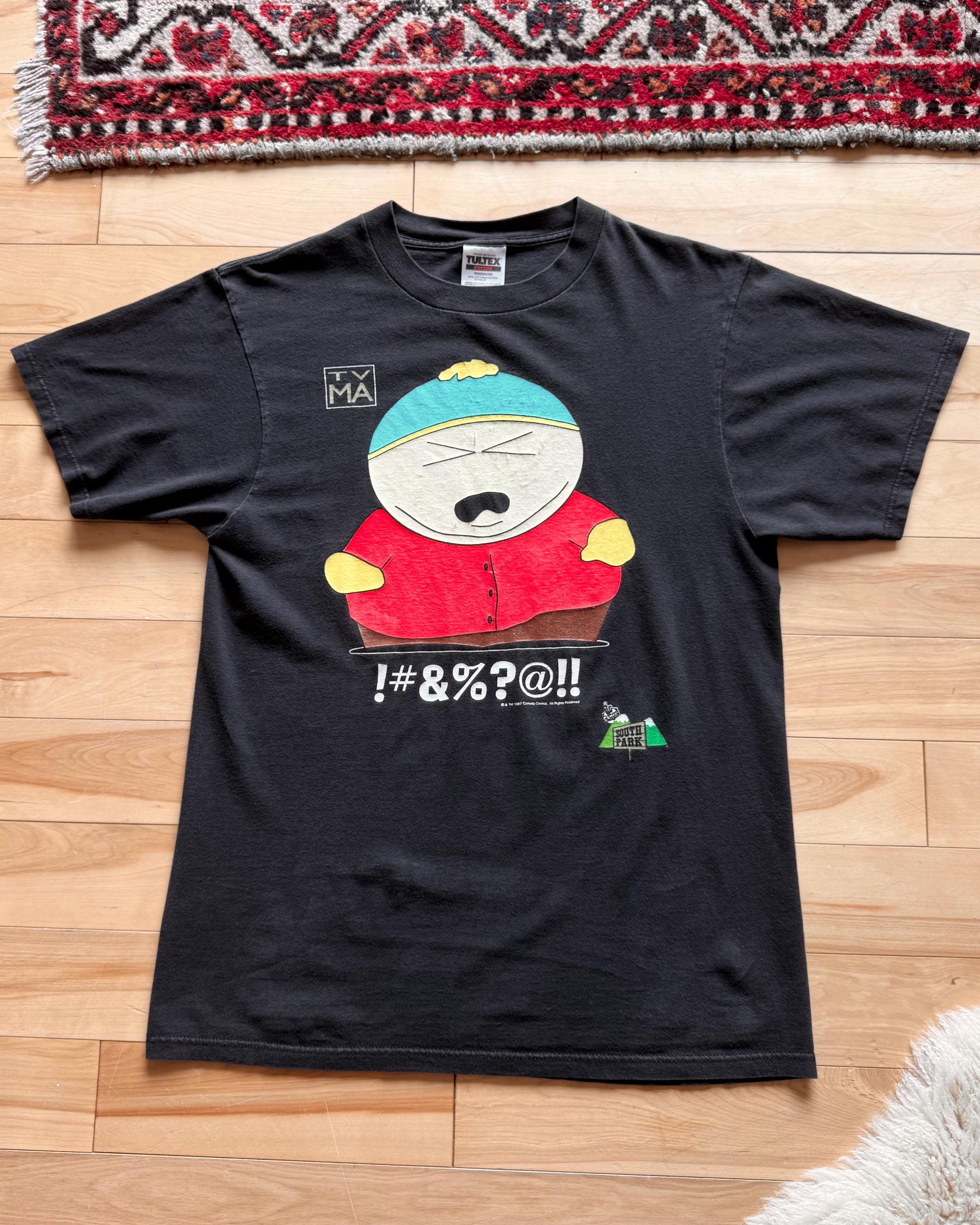 90s South Park !#&%?@!! Cartman T-shirt. Vintage 1997 Comedy