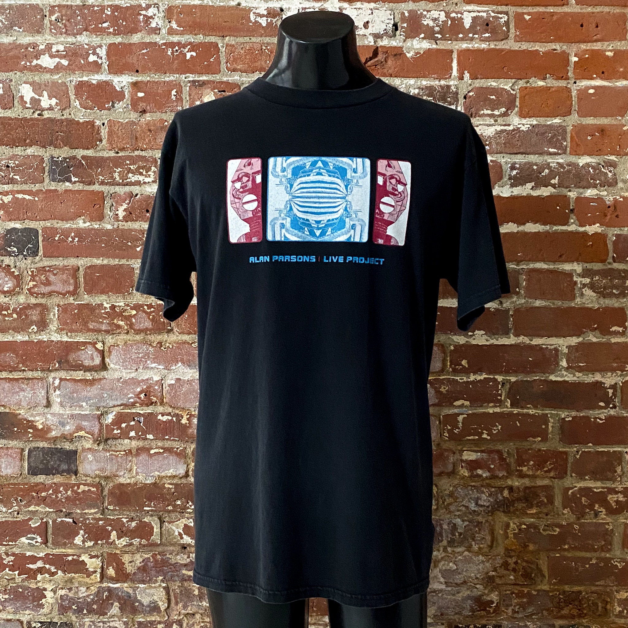 90s Alan Parsons Live Project T-shirt. Vintage Late 1990s Alan 