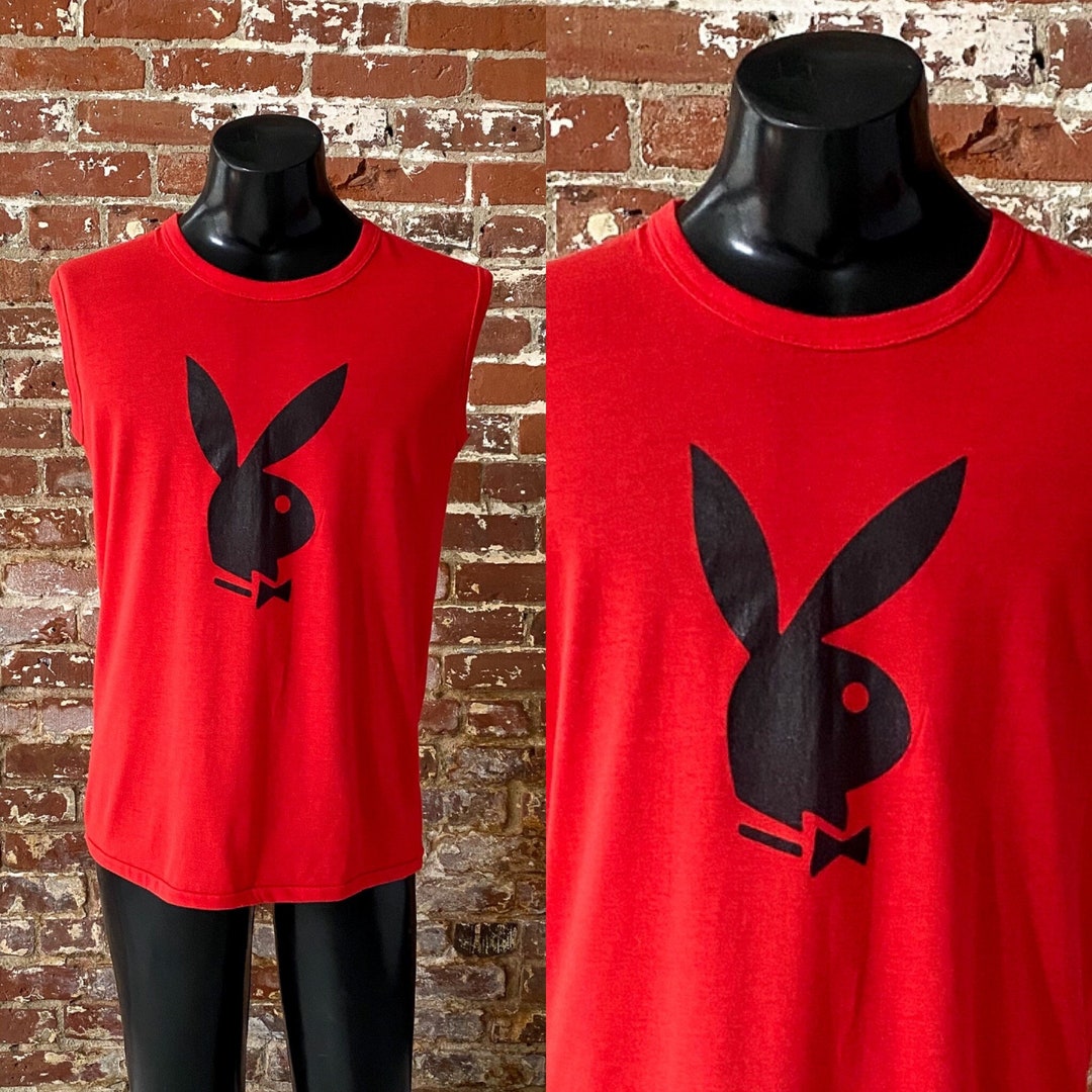楽天市場】80s USA製 PLAYBOY プリント スウェット メンズ M