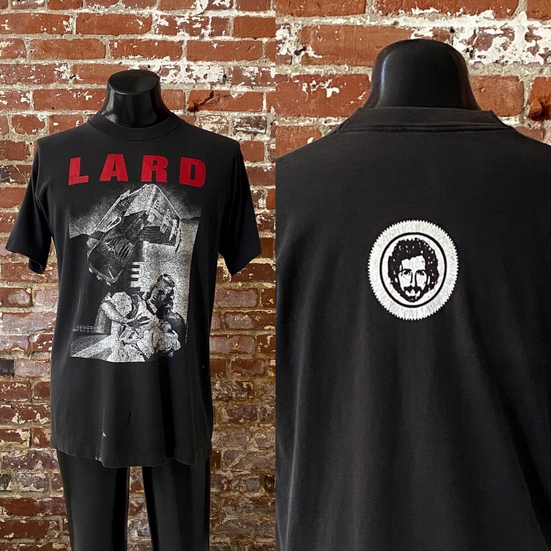 90s Lard the Last Temptation of Reid Album Promo Tshirt. Vintage 1990 Lard Winston Smith Cover