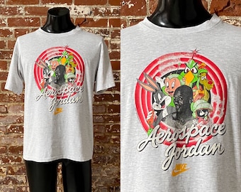 1993 Nike Aerospace Jordan Looney Tunes T-shirt. Vintage 90s
