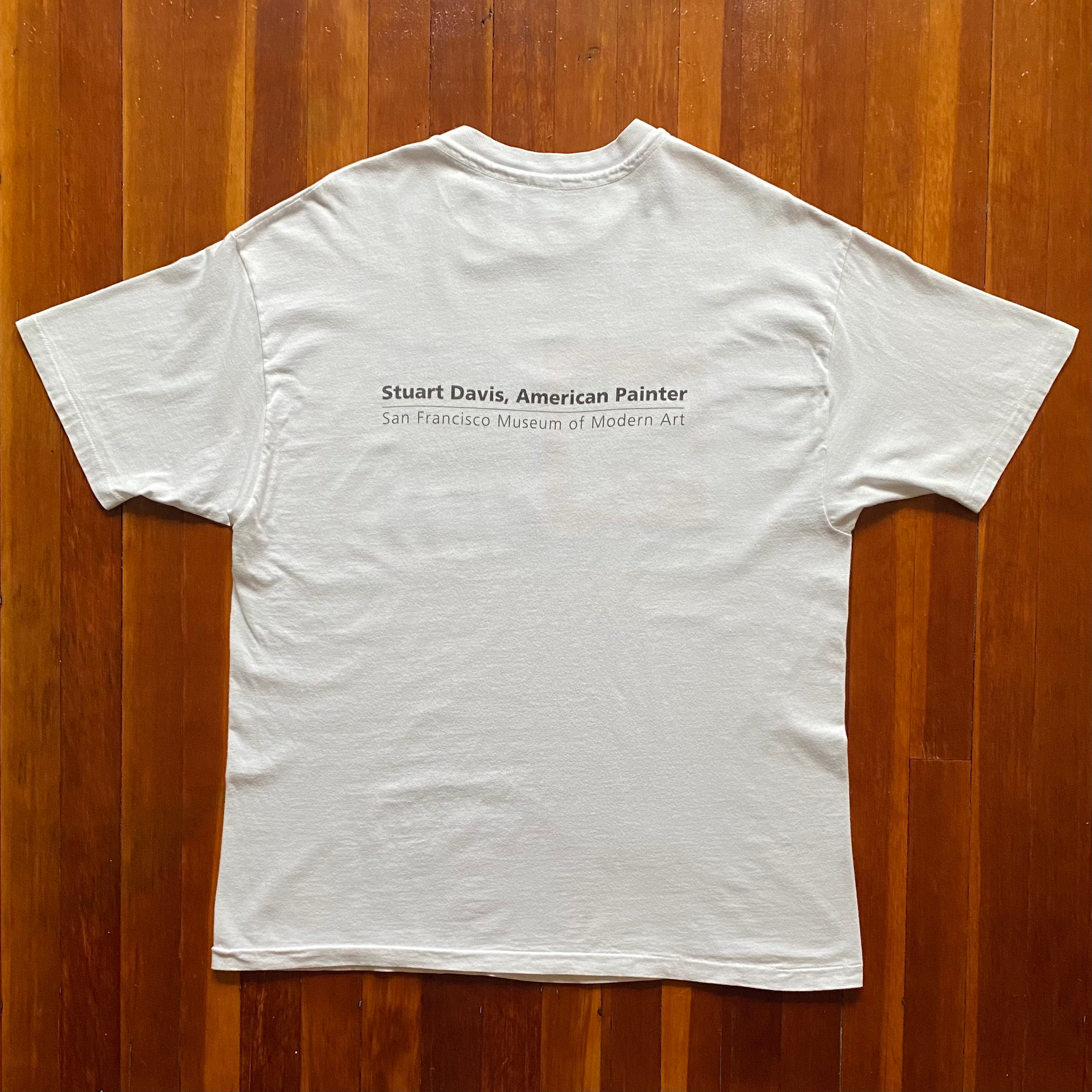 90s Stuart Davis San Francisco MOMA Art Print T-shirt 90s Stuart Davis San Francisco MOMA Art Print T-shirt