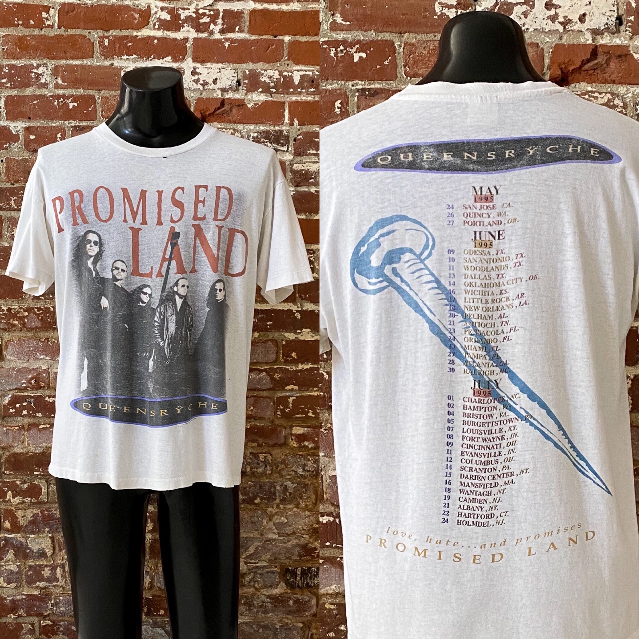 Queensrÿche Promised Land 長袖カットソー Queensrÿche Promised Land 長袖カットソー