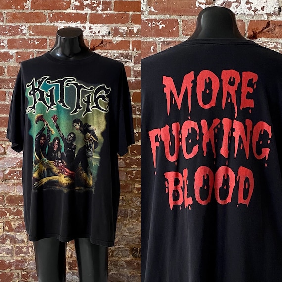 00s Kittie “more Fucking Blood” Metal Band T-shirt. Vintage Early