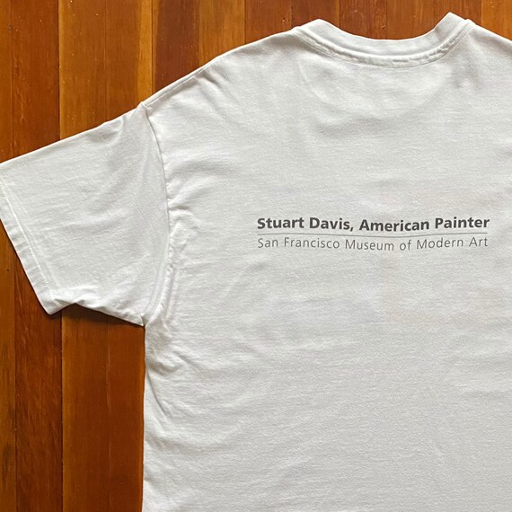 【人気No.1】 90s Stuart Davis San Francisco MOMA Art Print T-shirt トップス