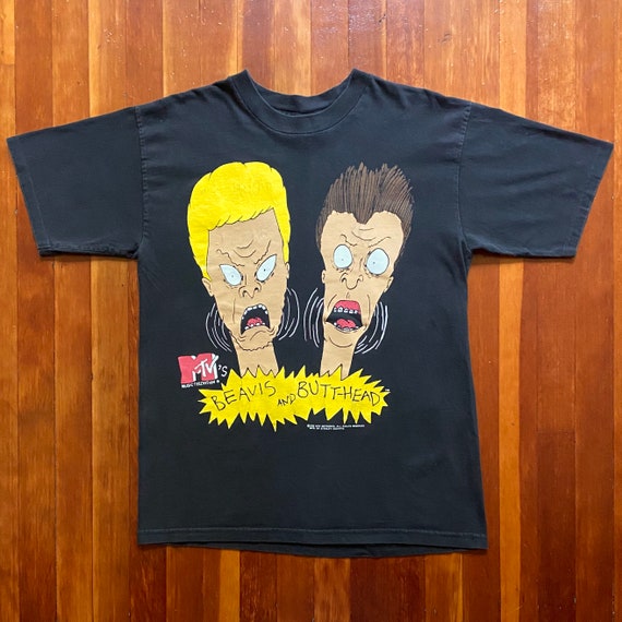 90s Beavis And Butt-Head Stanley Desantis MTV TV Promo T-Shirt 