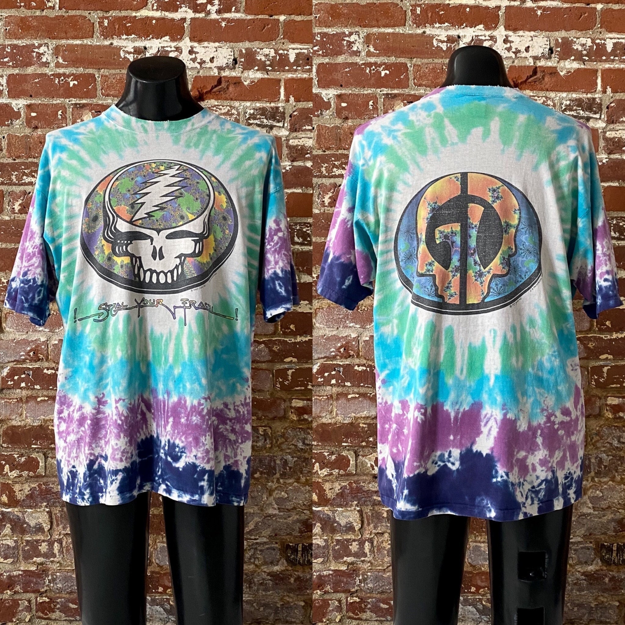 Vintage Fractal Tshirt - Etsy Vintage Fractal Tshirt - Etsy