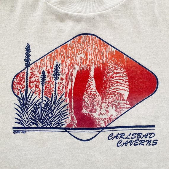 80s Carlsbad Caverns Souvenir Long Sleeve Shirt. … - image 4