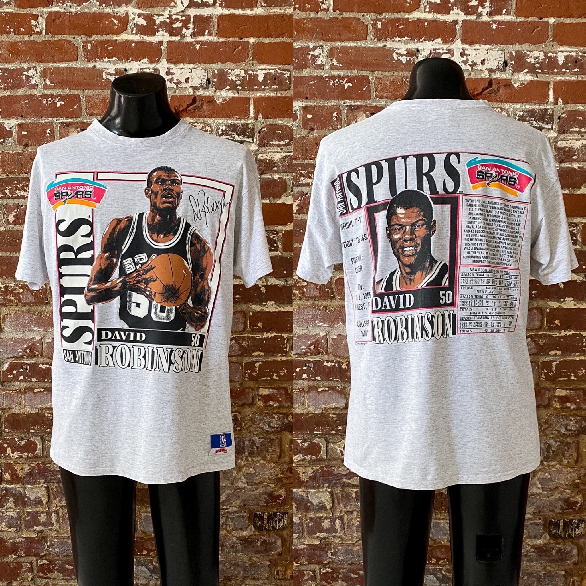 San Antonio Spurs Nutmeg Vintage Single Stitch Shirt Size XL