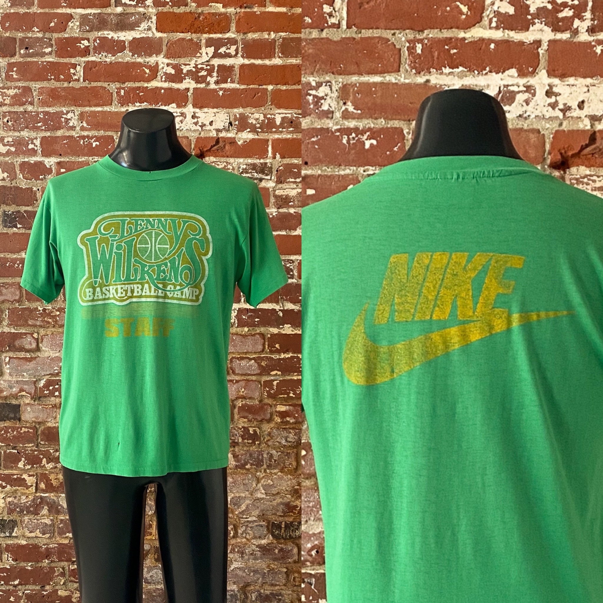 velgørenhed symptom gips 80s Lenny Wilkens Basketball Nike T-shirt. Vintage 1980s Nike - Etsy Hong  Kong