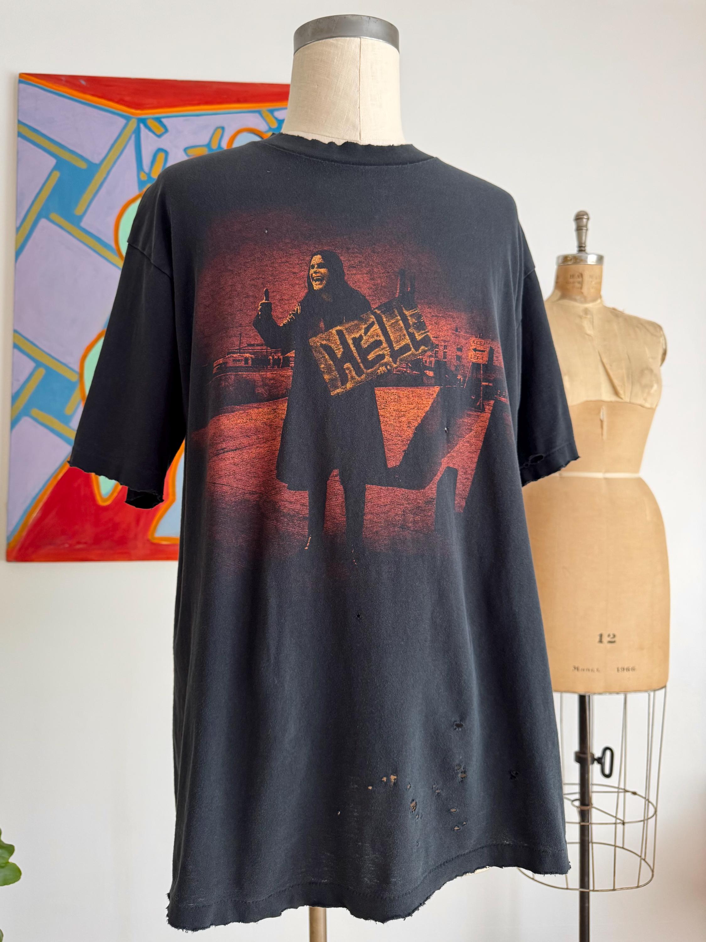 90s Ozzy Osbourne Hell Tee. Well Worn Vintage 1997 Ozzy Osbourne