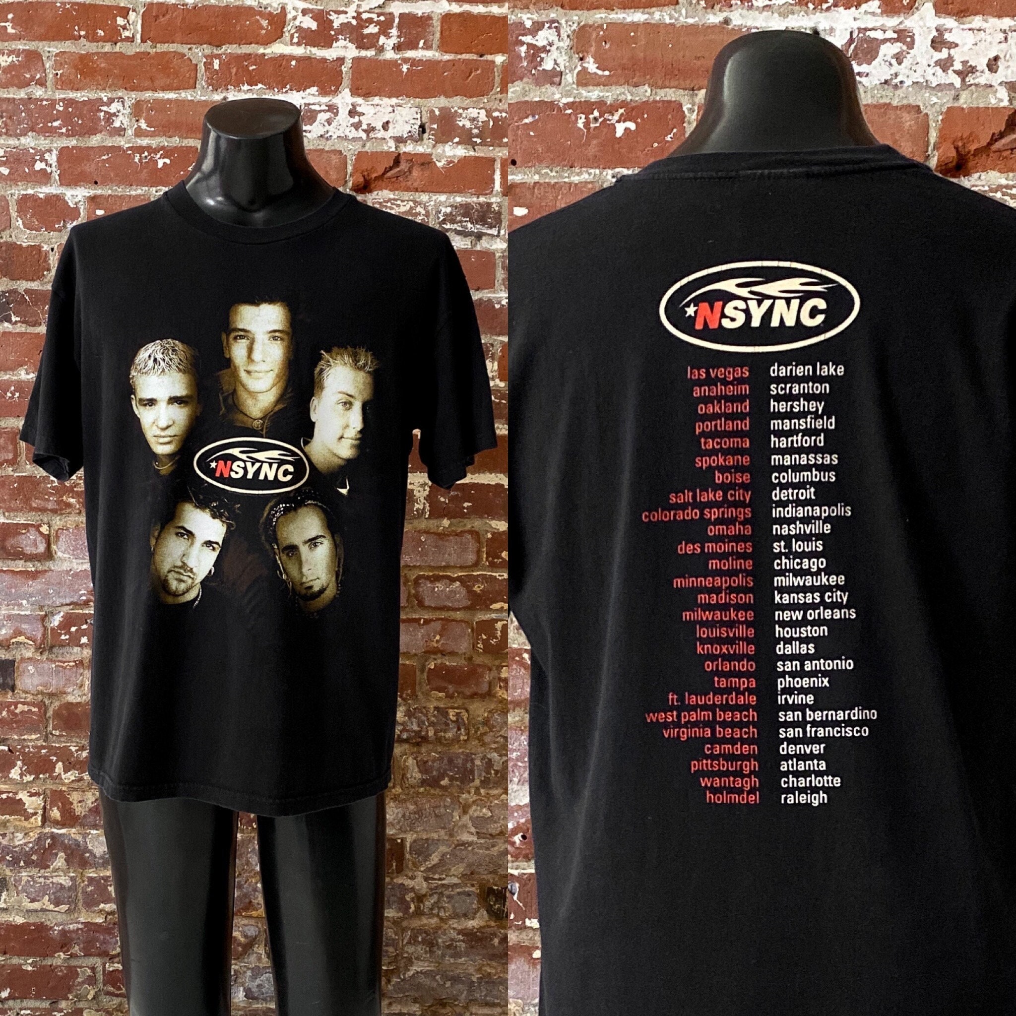 90s USA製 XL】NSYNC ツアーTシャツ 1999 1999 NSYNC Graphic Tour T