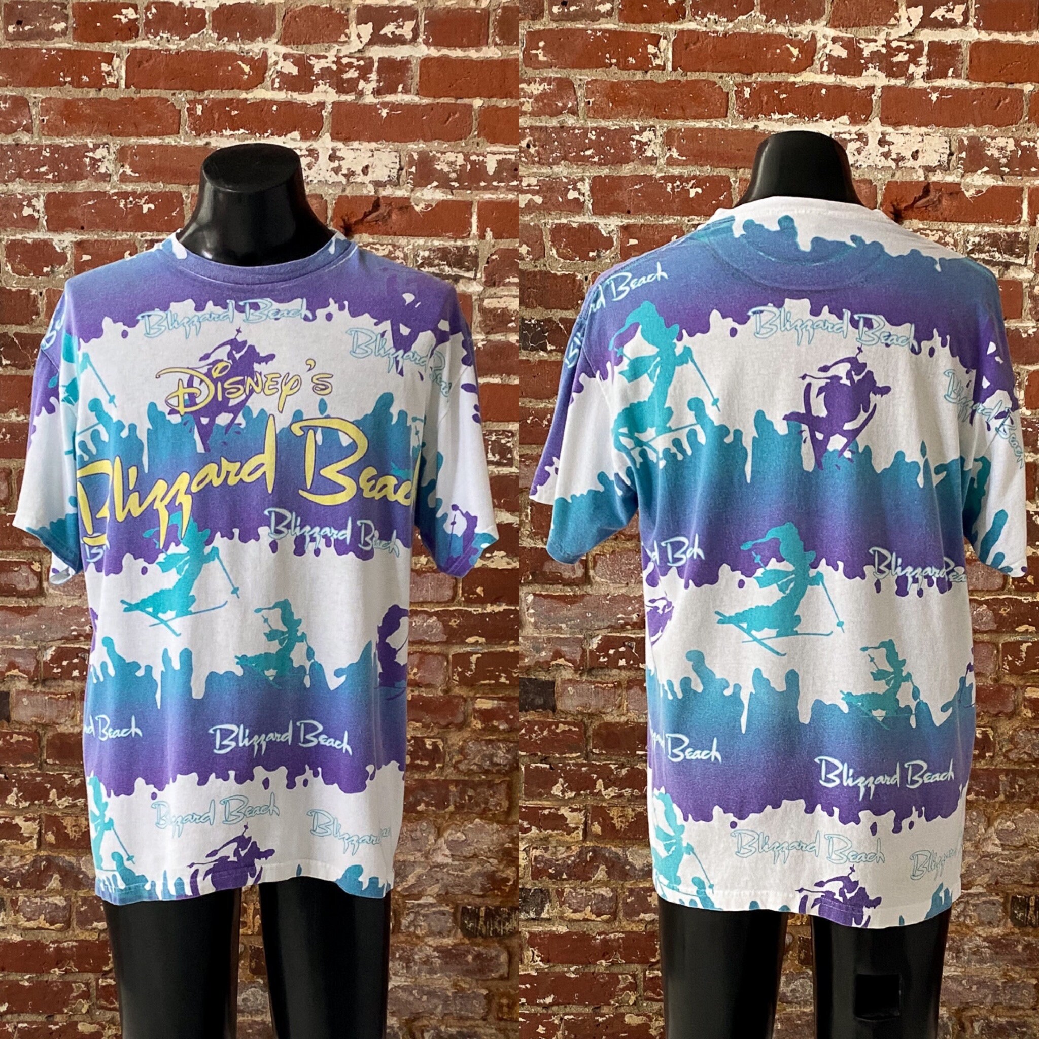 90s Blizzard Beach Disneyworld Souvenir Tee 1990s Blizzard Beach 