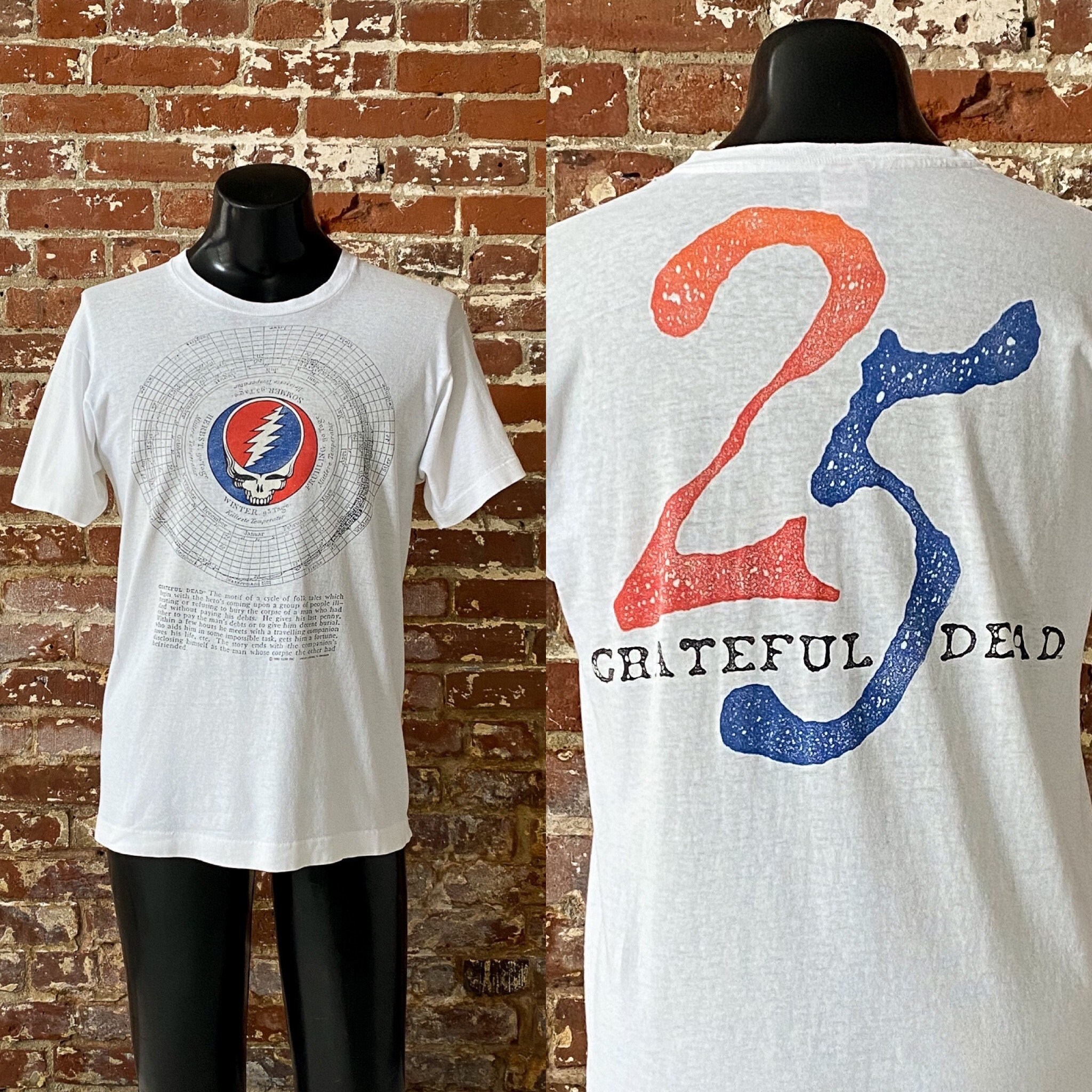 90s Grateful Dead T-shirt vintage バンドT Vintage 90s Grateful Dead Band T-Shirt Mens Bigger L-XL