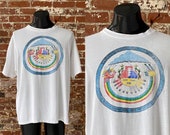 90s Grateful Dead Steal Your Face Kachina Doll T-Shirt. Vintage 1992 Grateful Dead Tee. Hanes Beefy Made In USA - XXL 25 quot x 30 quot
